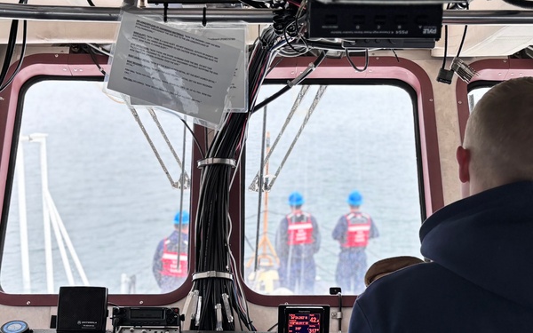 USCG Cutter Blackfin goes underway to patrol the Southern California coast