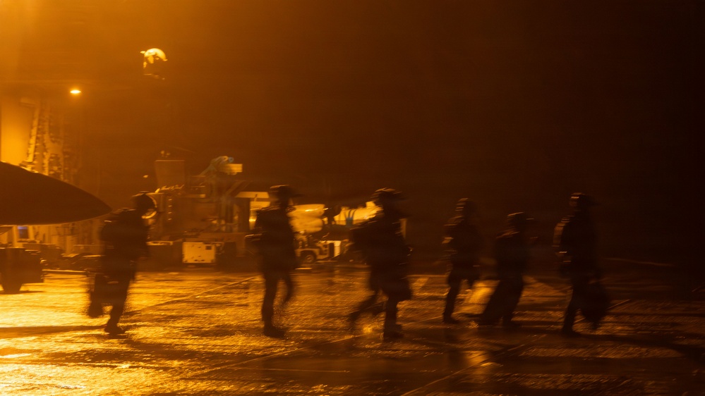 USS Gerald R. Ford (CVN 78) Right of Visit Boarding Operation