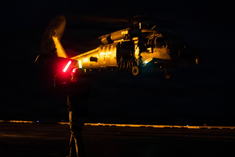 USS Gerald R. Ford (CVN 78) Right of Visit Boarding Operation