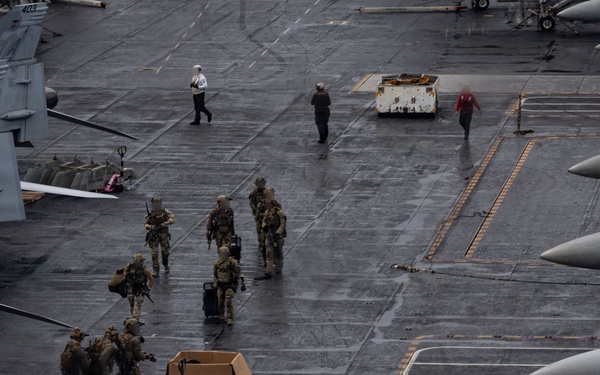 USS Gerald R. Ford (CVN 78) Right of Visit Boarding Operation