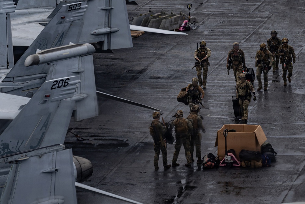 USS Gerald R. Ford (CVN 78) Right of Visit Boarding Operation