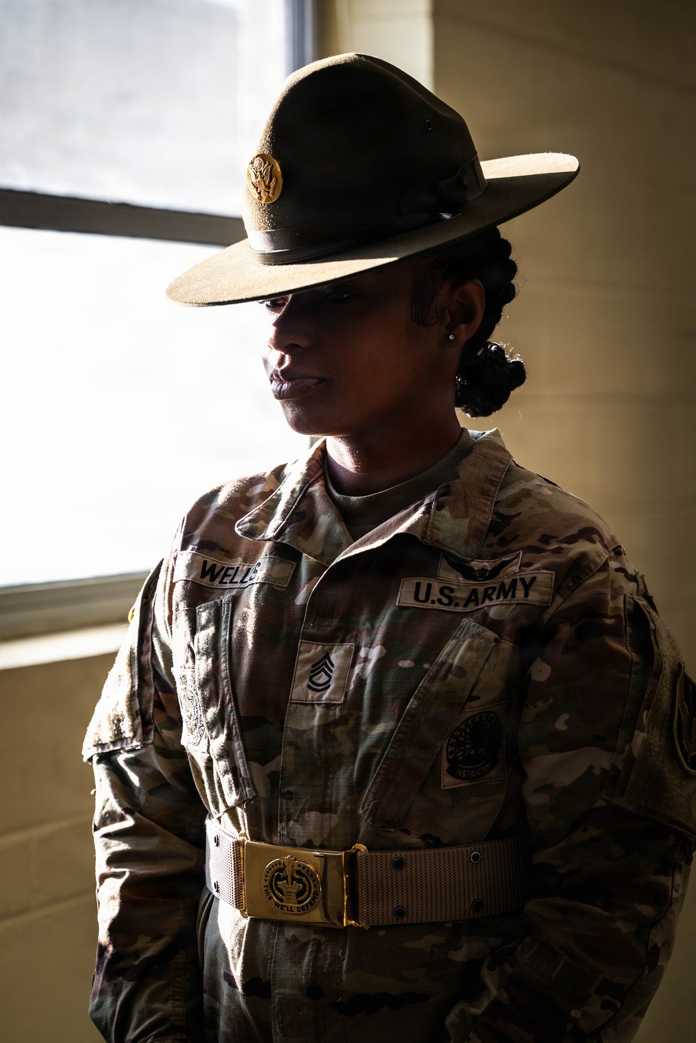 U.S. Army Female Drill Sergeants Don the Campaign Hat