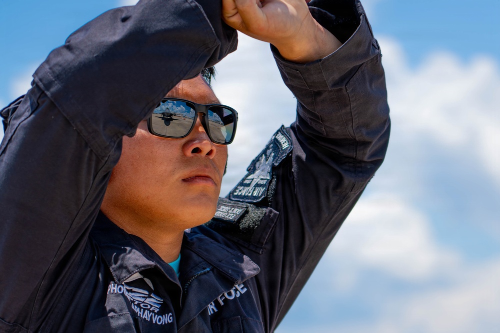 F-22 Raptor Aerial Demonstration Team performs at Wings Over South Texas 2025