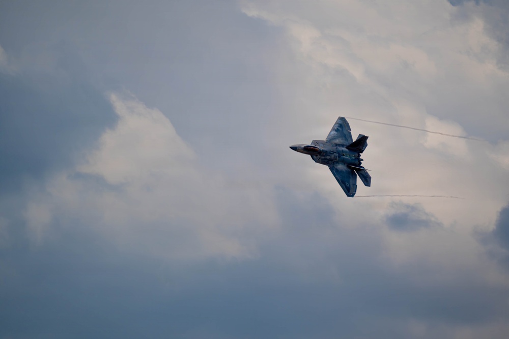 F-22 Raptor Aerial Demonstration Team performs at Wings Over South Texas 2025