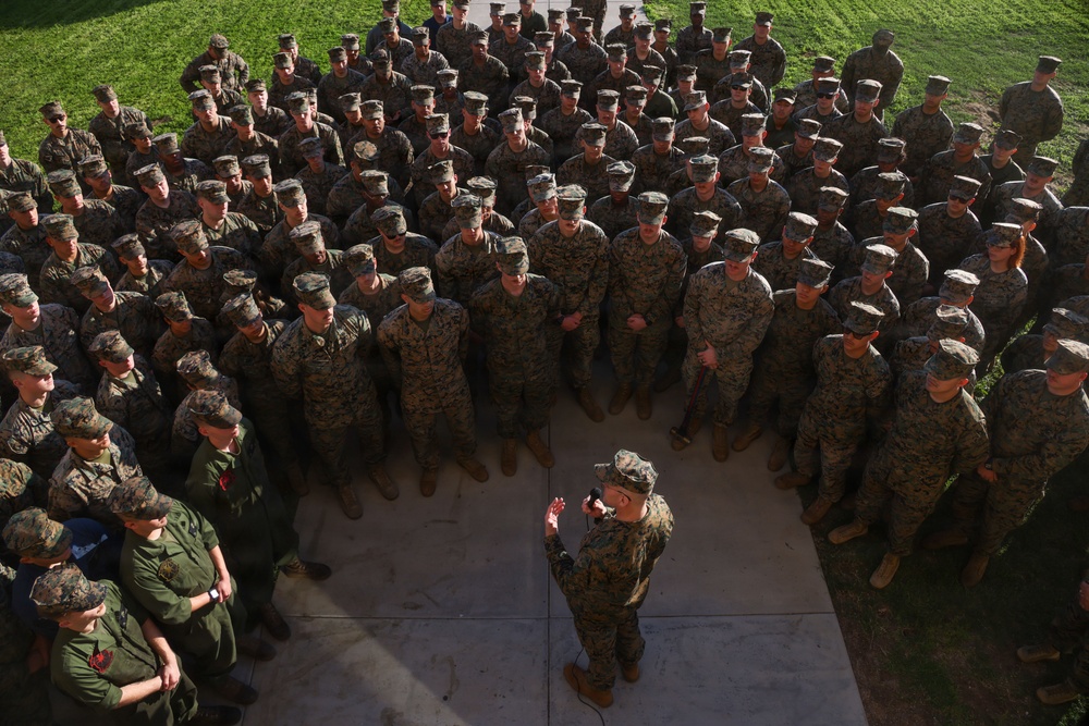 21st Chaplain of the Marine Corps visits 3rd MAW