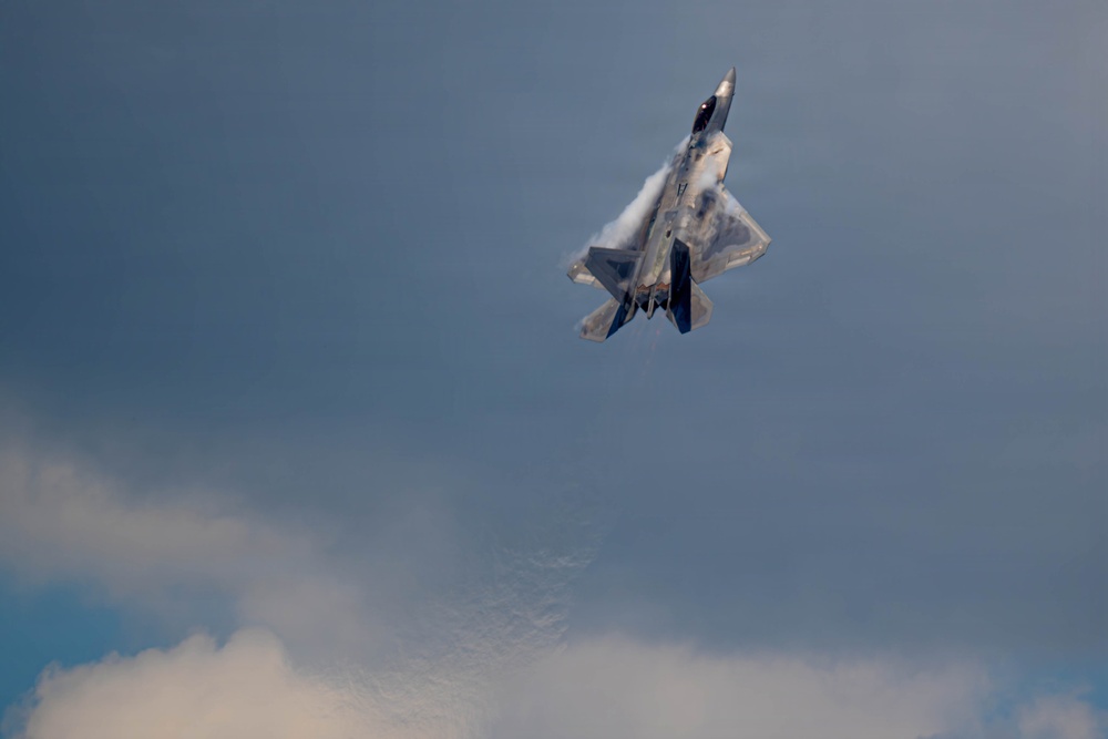 F-22 Raptor Aerial Demonstration Team performs at Wings Over South Texas 2025