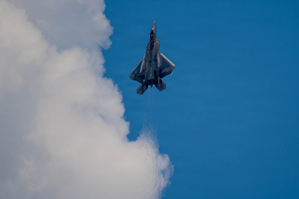F-22 Raptor Aerial Demonstration Team performs at Wings Over South Texas 2025