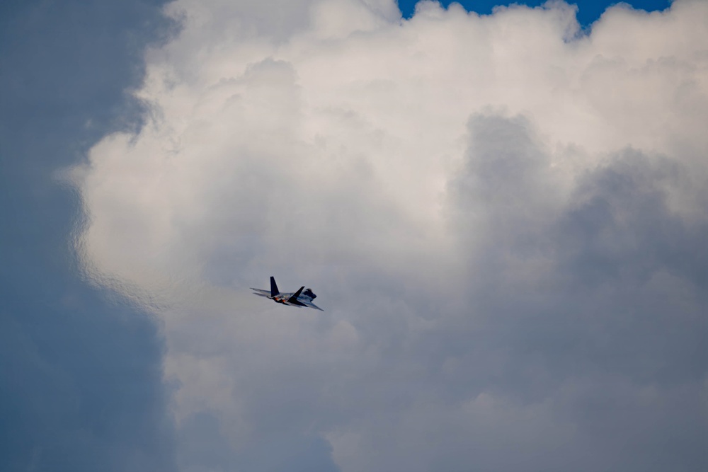 F-22 Raptor Aerial Demonstration Team performs at Wings Over South Texas 2025