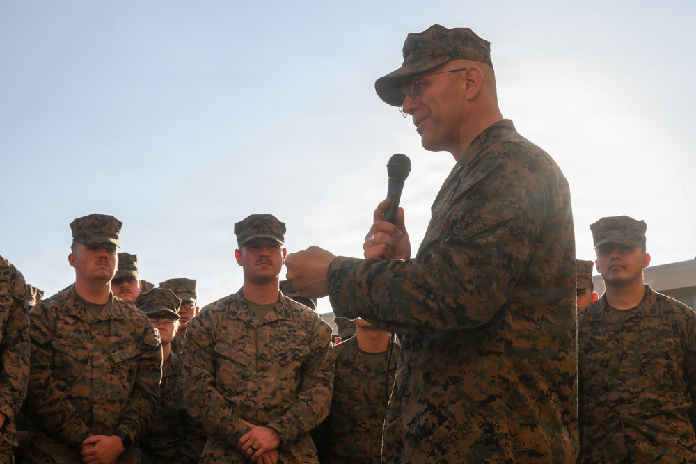 21st Chaplain of the Marine Corps visits 3rd MAW
