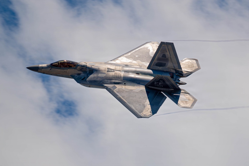 F-22 Raptor Aerial Demonstration Team performs at Wings Over South Texas 2025