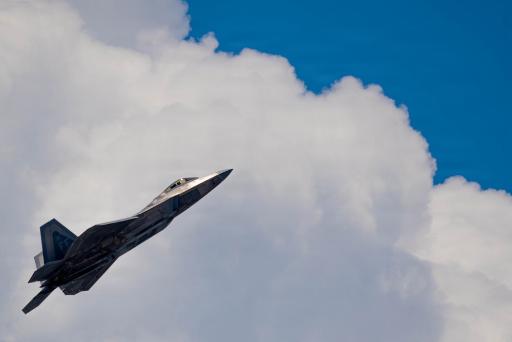 F-22 Raptor Aerial Demonstration Team performs at Wings Over South Texas 2025