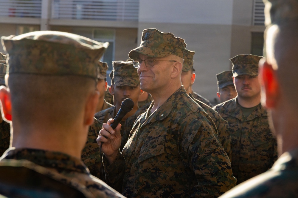 21st Chaplain of the Marine Corps visits 3rd MAW