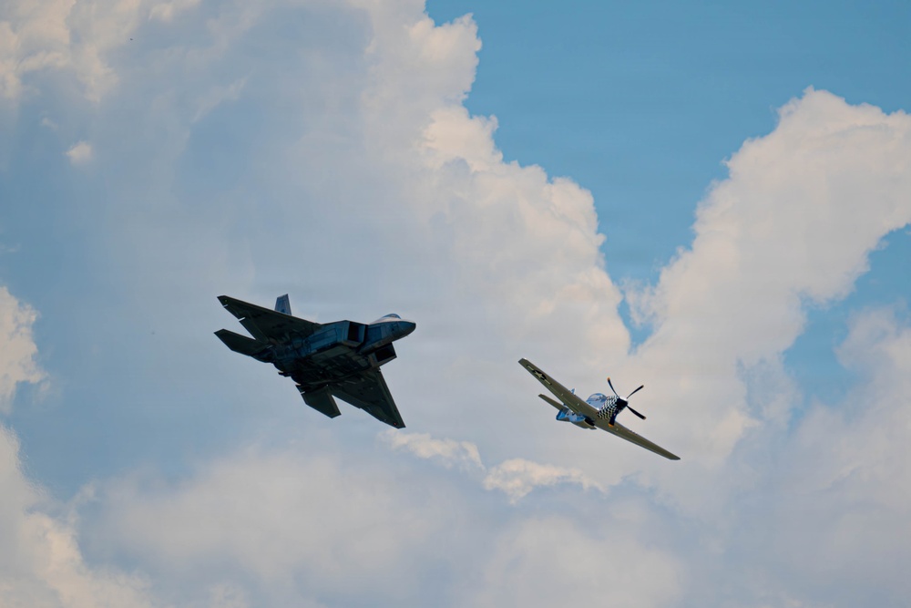 F-22 Raptor Aerial Demonstration Team performs at Wings Over South Texas 2025