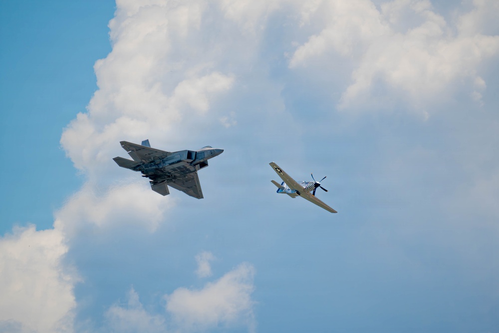 F-22 Raptor Aerial Demonstration Team performs at Wings Over South Texas 2025