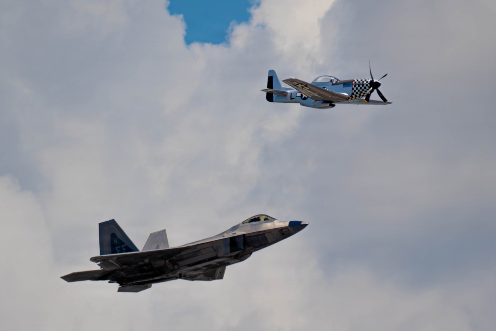 F-22 Raptor Aerial Demonstration Team performs at Wings Over South Texas 2025