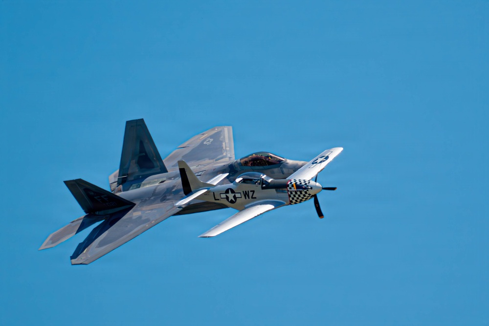 F-22 Raptor Aerial Demonstration Team performs at Wings Over South Texas 2025