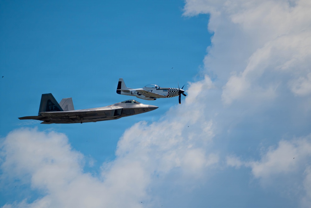 F-22 Raptor Aerial Demonstration Team performs at Wings Over South Texas 2025