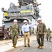 The Commandant, Gen. Eric M. Smith visits Ingalls Shipbuilding with SECNAV and CNO