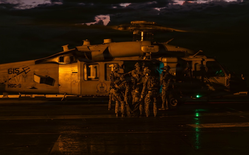 USS Gerald R. Ford (CVN 78) Right of Visit Boarding Operation