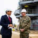 The Commandant, Gen. Eric M. Smith visits Ingalls Shipbuilding with SECNAV and CNO
