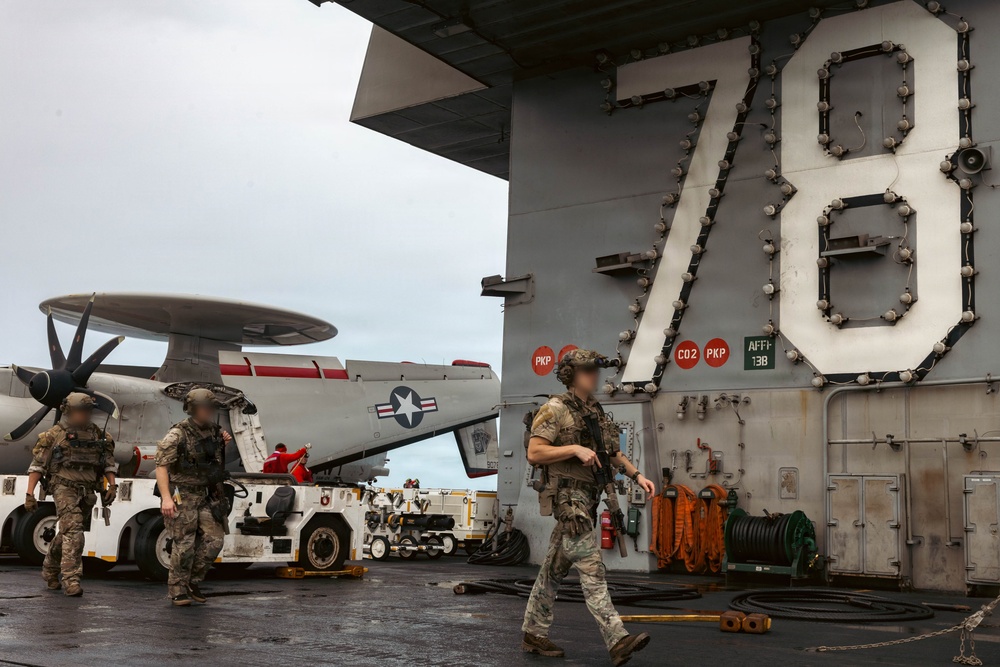 USS Gerald R. Ford (CVN 78) Right of Visit Boarding Operation