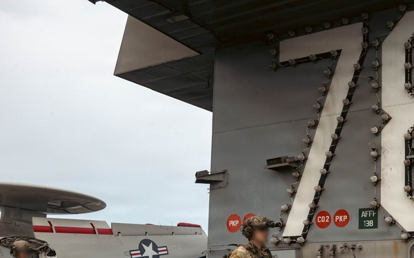 USS Gerald R. Ford (CVN 78) Right of Visit Boarding Operation