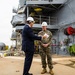 The Commandant, Gen. Eric M. Smith visits Ingalls Shipbuilding with SECNAV and CNO