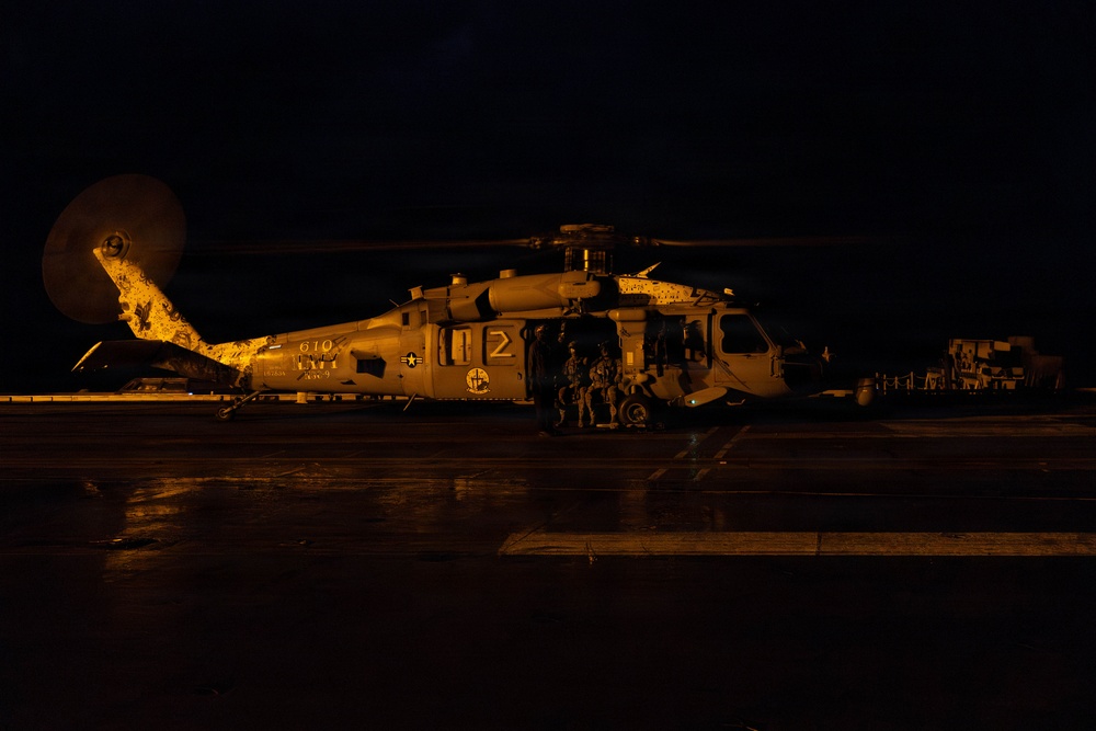 USS Gerald R. Ford (CVN 78) Right of Visit Boarding Operation