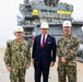 The Commandant, Gen. Eric M. Smith visits Ingalls Shipbuilding with SECNAV and CNO