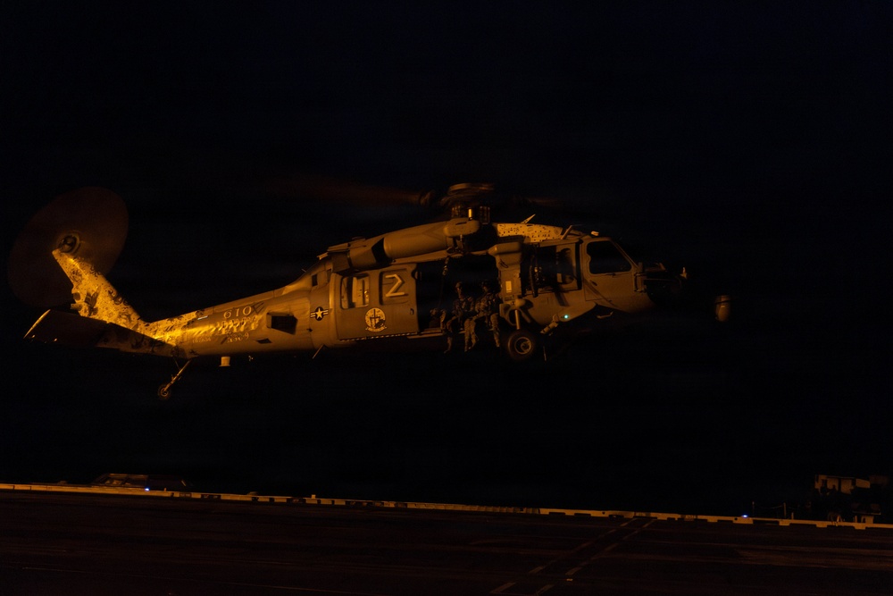 USS Gerald R. Ford (CVN 78) Right of Visit Boarding Operation