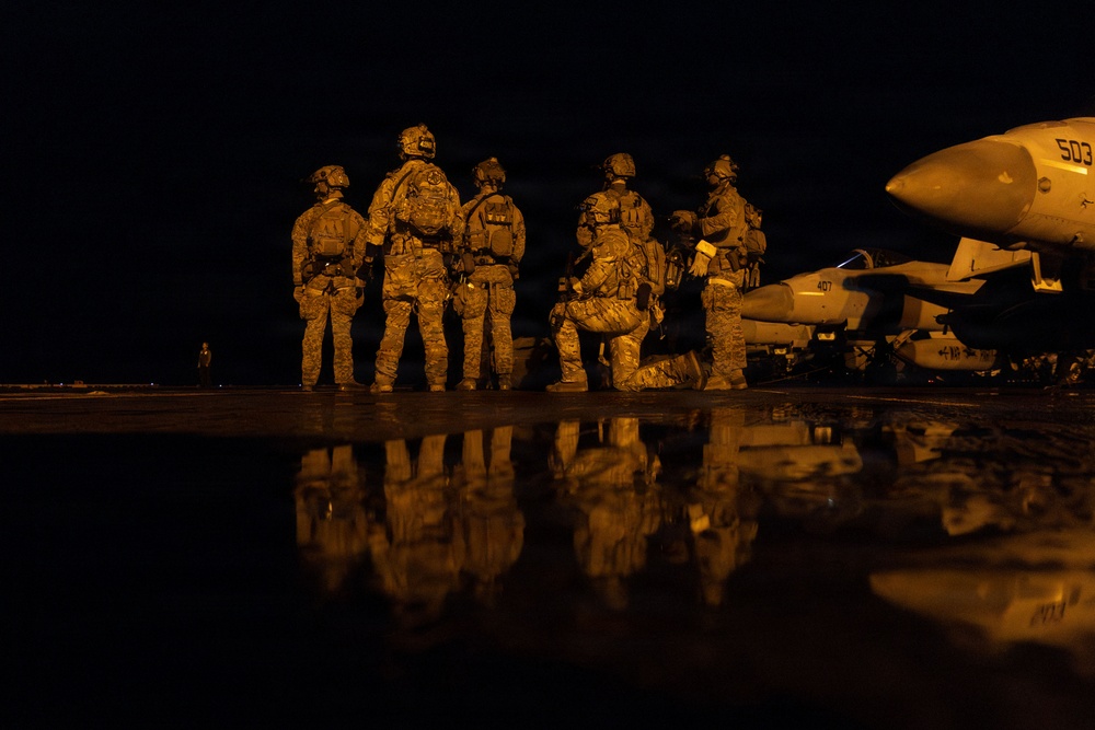 USS Gerald R. Ford (CVN 78) Right of Visit Boarding Operation