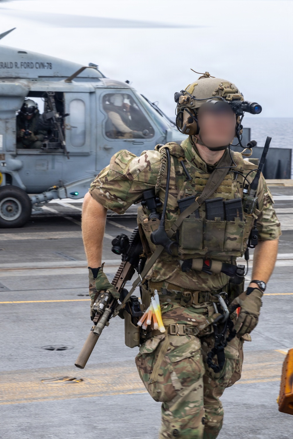 USS Gerald R. Ford (CVN 78) Right of Visit Boarding Operation