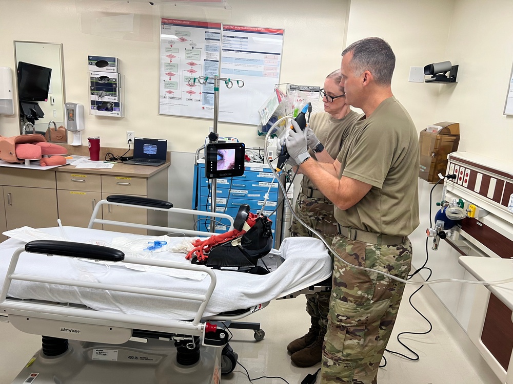 MTEAC Tests Video Bronchoscope at BAMC, JBSA-Camp Bullis