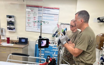 MTEAC Tests Video Bronchoscope at BAMC, JBSA-Camp Bullis