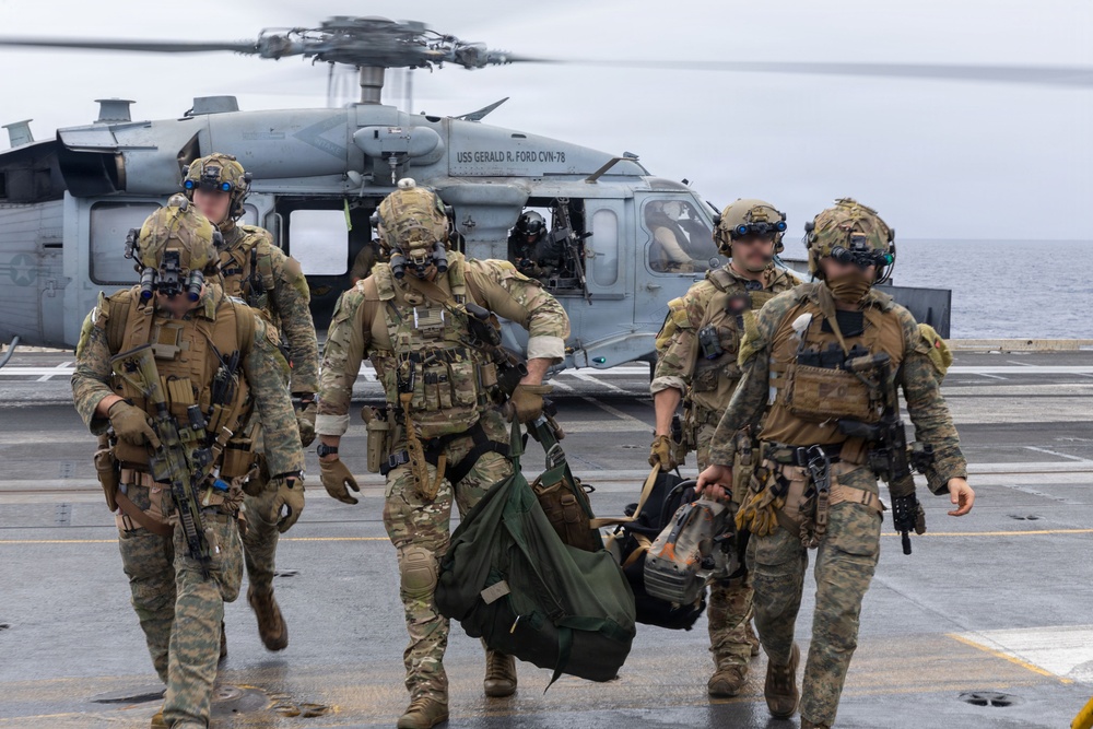 USS Gerald R. Ford (CVN 78) Right of Visit Boarding Operation