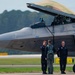 F-22 Raptor Aerial Demonstration Team performs at the Naval Air Station Oceana airshow 2025