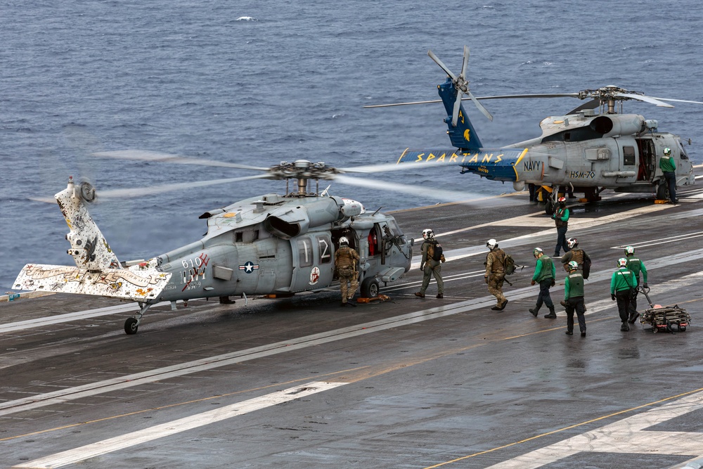 USS Gerald R. Ford (CVN 78) Right of Visit Boarding Operation