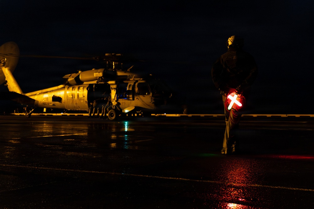 USS Gerald R. Ford (CVN 78) Right of Visit Boarding Operation