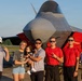 F-22 Raptor Aerial Demonstration Team performs at the Naval Air Station Oceana airshow 2025