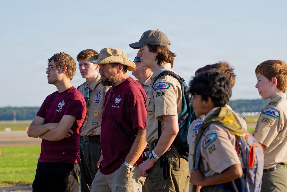 F-22 Raptor Aerial Demonstration Team performs at the Naval Air Station Oceana airshow 2025
