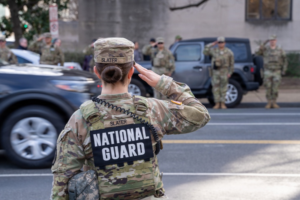 Joint Task Force–DC Joins First Responders for Dignified Transfer Honor Escort