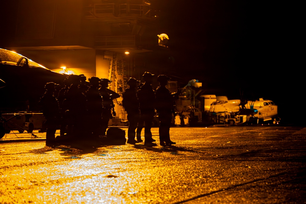 USS Gerald R. Ford (CVN 78) Right of Visit Boarding Operation