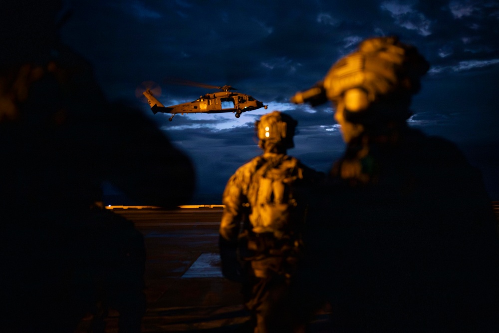 USS Gerald R. Ford (CVN 78) Right of Visit Boarding Operation