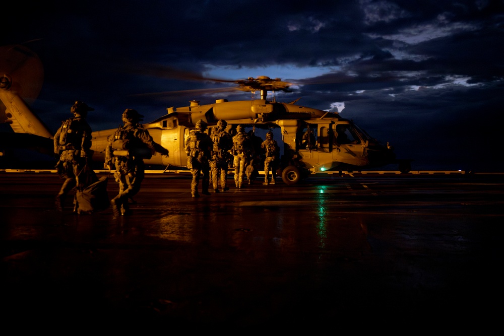 USS Gerald R. Ford (CVN 78) Right of Visit Boarding Operation
