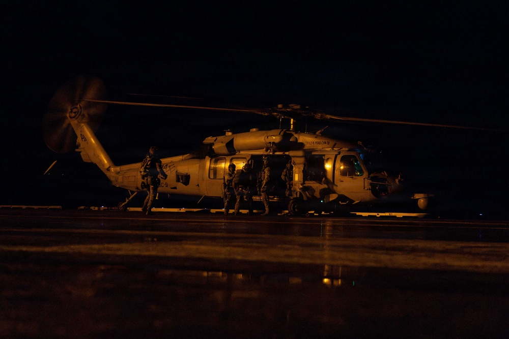 USS Gerald R. Ford (CVN 78) Right of Visit Boarding Operation