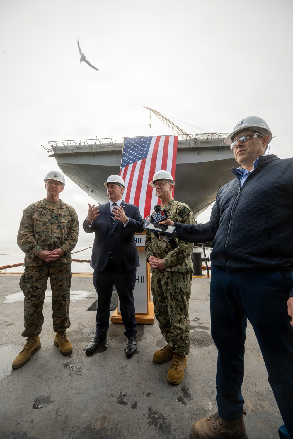 SECNAV Visits Shipbuilders on the Gulf of America