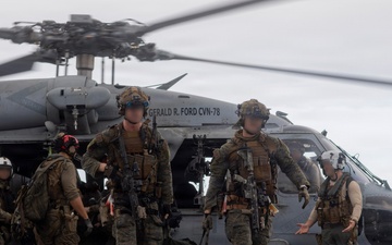 USS Gerald R. Ford (CVN 78) Right of Visit Boarding Operation