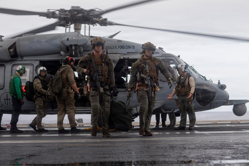 USS Gerald R. Ford (CVN 78) Right of Visit Boarding Operation