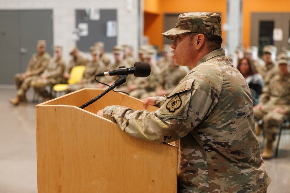 17th Sustainment Brigade Uncases Colors Following Middle East Deployment