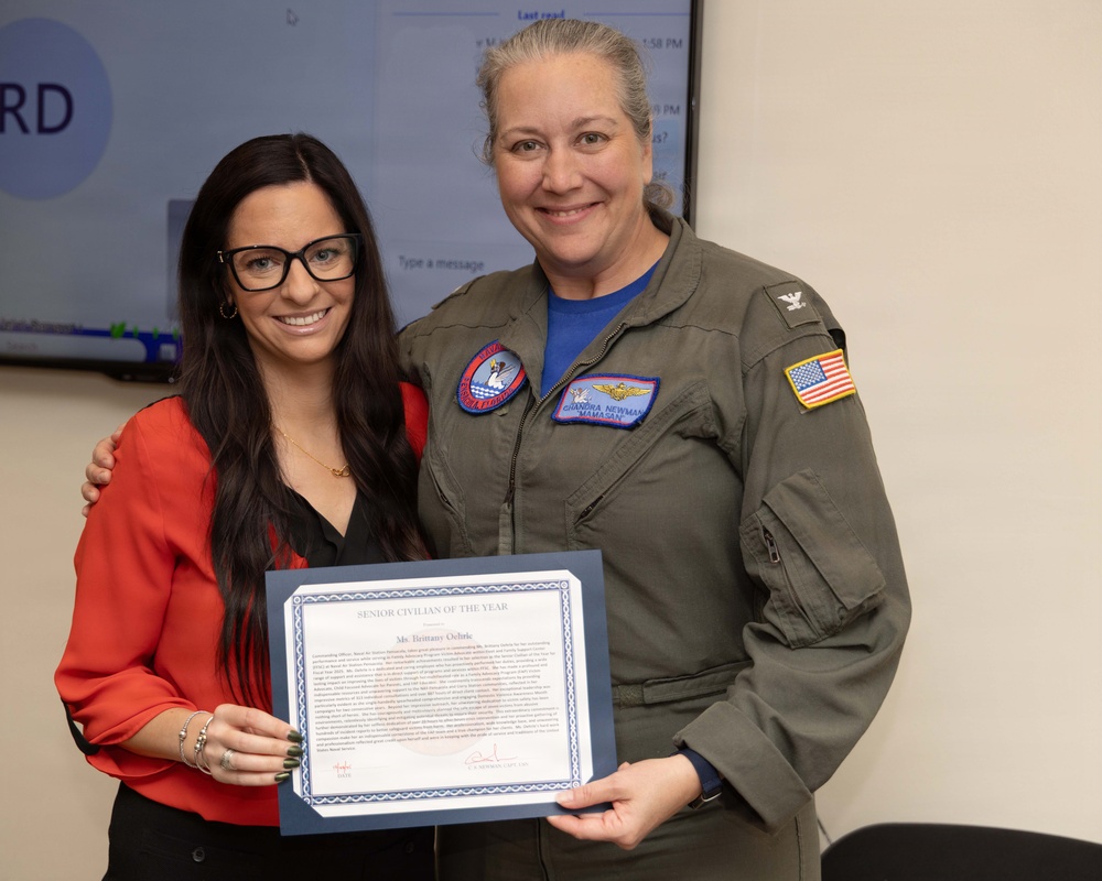 NAS Pensacola Recognizes Senior Civilian of the Year
